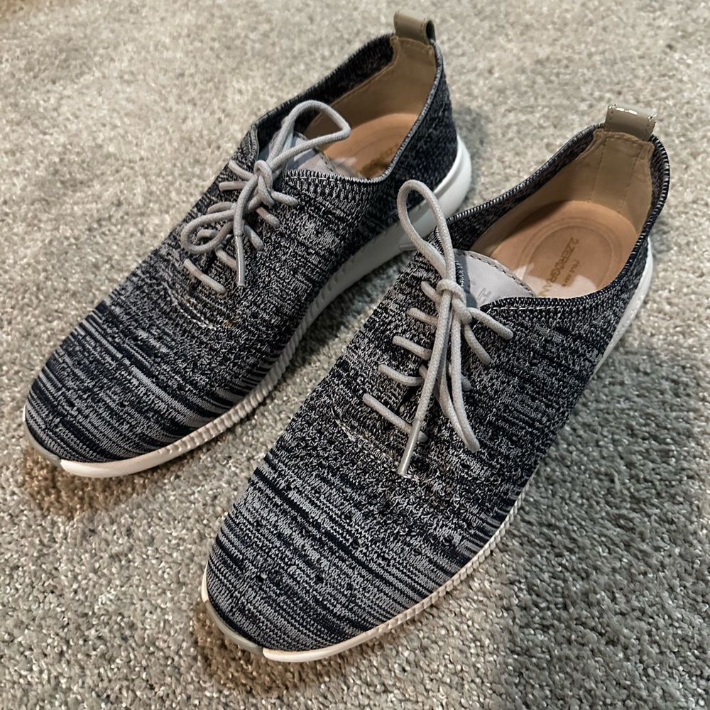 Cole Haan Women's Blue Knit Flats
